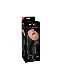 PDX Elite Deep Throat Vibrating Stroker L: 241 mm x D: 94 mm