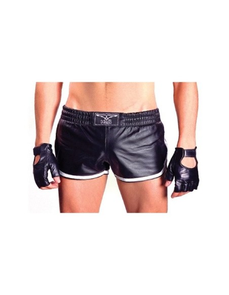 Mister B Leather Sport Shorts