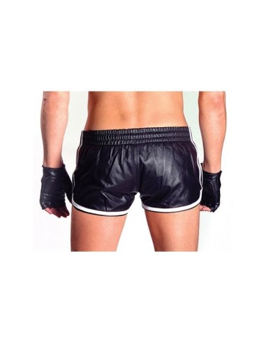 Mister B Leather Sport Shorts