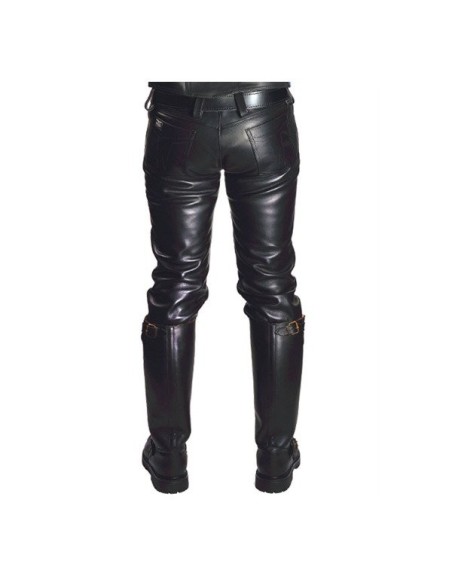 Mister B Leather Jeans Buttons