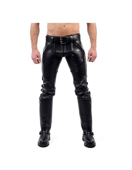 Mister B Leather FXXXer Jeans All Black