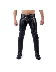 Leather Padded Sailor Jeans