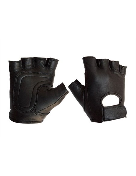 Leather Fingerless Gloves