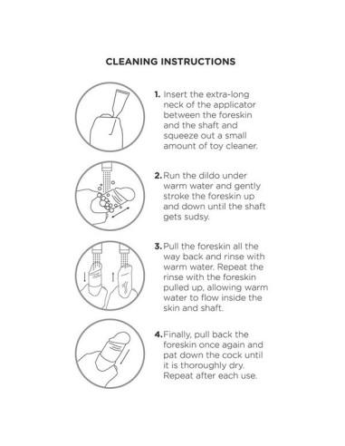 King Cock Uncut Cock 22.85 cm. (9.00 inch) - Flesh