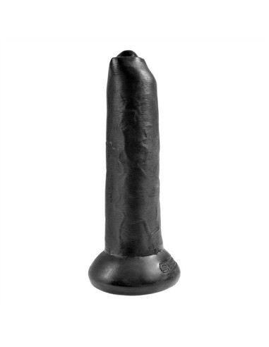 King Cock Uncut Cock 22.85 cm. (9.00 inch) - Black