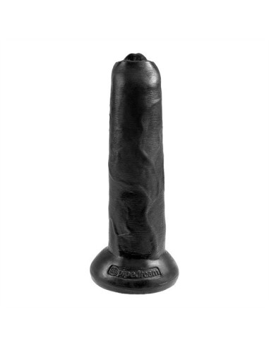 King Cock Uncut Cock 22.85 cm. (9.00 inch) - Black